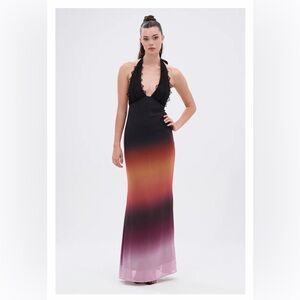 SUNSET DREAMING OMBRE MAXI DRESS - XL